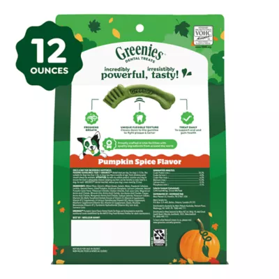 Greenies Teenie Dog Dental Treats - Pumpkin Spice Flavor 12 oz - Image 9