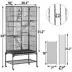 Yaheetech Extra Large Bird Habitat with Detachable Stand image thumbnail 3