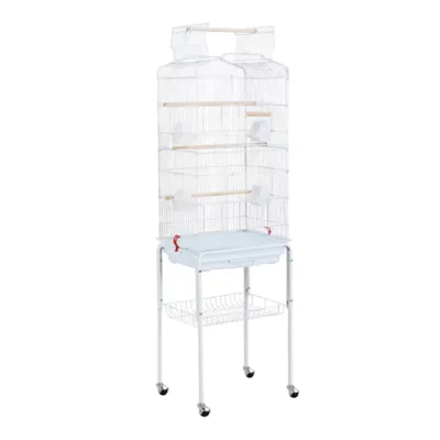 Yaheetech Open Top Metal Bird Cage w/ Double Doors - Image 1