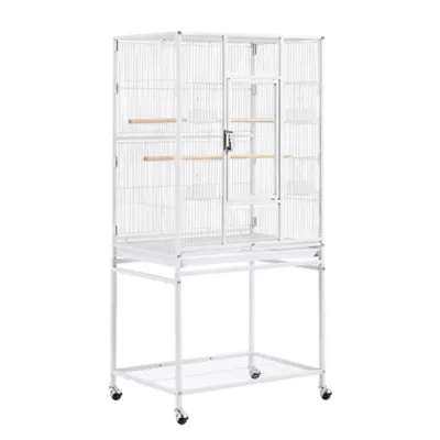 Yaheetech Large Rolling Metal Parrot Cage with Detachable Stand - Image 1