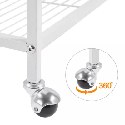 Yaheetech Large Rolling Metal Parrot Cage with Detachable Stand - Image 4