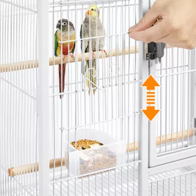 Yaheetech Large Rolling Metal Parrot Cage with Detachable Stand - Image 5