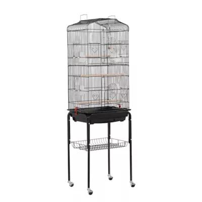 Yaheetech Open Top Metal Bird Cage w/ Double Doors - Image 1