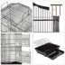 Yaheetech Open Top Metal Bird Cage w/ Double Doors image thumbnail 5