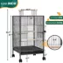 Yaheetech Open-top Parrot Cage with Rolling Stand image thumbnail 3