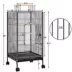 Yaheetech Open Top Parrot Cage with Rolling Stand image thumbnail 3