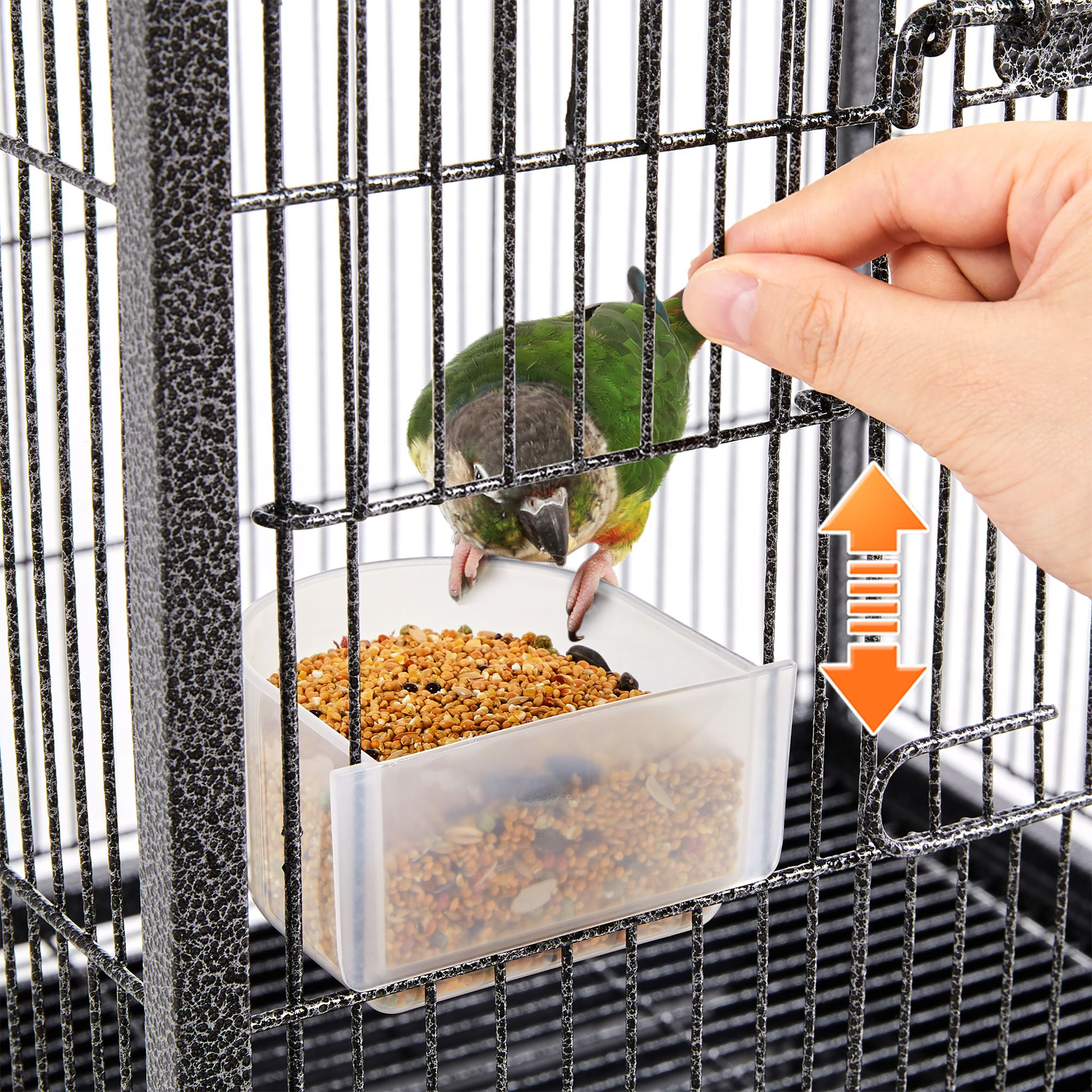 Yaheetech Open Top Parrot Bird Cage with Rolling Stand for Parrots - thumbnail 4