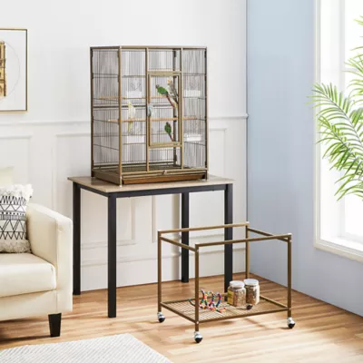 Yaheetech Mobile Large Parrot Cage with Detachable Stand - Image 2