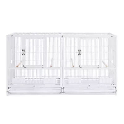 Yaheetech Stackable Wide Bird Cage Divided Breeder Cage - Image 1