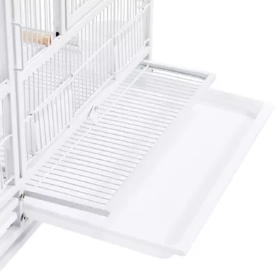 Yaheetech Stackable Wide Bird Cage Divided Breeder Cage - Image 5