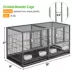 Yaheetech Stackable Wide Bird Cage Divided Breeder Cage image thumbnail 3
