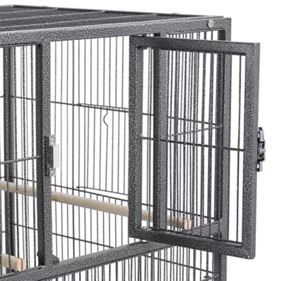 Yaheetech Stackable Wide Bird Cage Divided Breeder Cage - Image 4