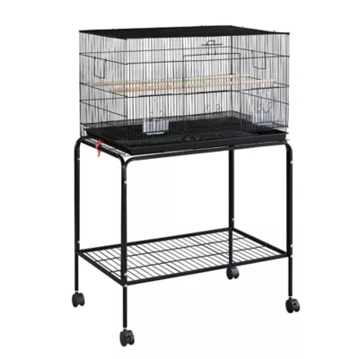 Yaheetech Flight Cage with Rolling Stand Slide-out Tray - Image 1