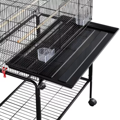 Yaheetech Flight Cage with Rolling Stand Slide-out Tray - Image 5