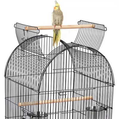 Yaheetech Open Top Metal Bird Habitat Rolling Parrot Cage w/ Stand - Image 5