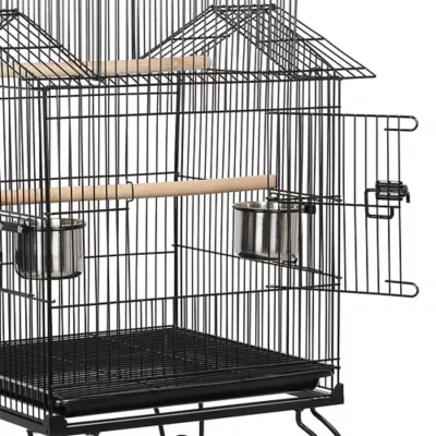 Yaheetech Triple Roof Rolling Parrot Cage with Detachable Stand - Image 4