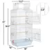 Yaheetech Open Top Metal Parrot Cage with Four Feeders image thumbnail 3