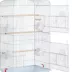 Yaheetech Open Top Metal Parrot Cage with Four Feeders image thumbnail 4