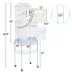 Yaheetech Rolling Metal Bird Cage with Detachable Stand image thumbnail 3