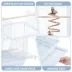 Yaheetech Small Parrot Cage Travel Cage w/ Open Play Top image thumbnail 4
