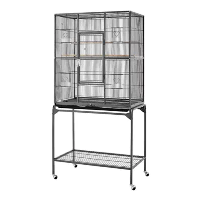 Yaheetech Large Rolling Parrot Cage with Detachable Stand - Image 1