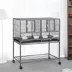 Yaheetech Stackable Wide Bird Cage with Rolling Stand image thumbnail 2