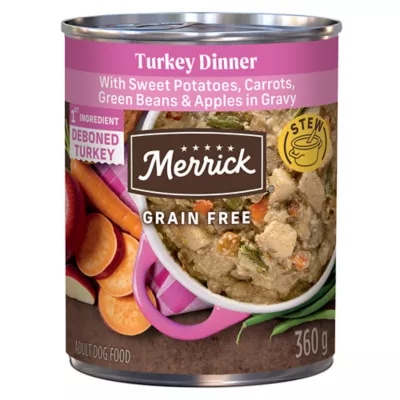 Merrick Grain Free Turkey Dinner Wet Dog Food 12pk - Image 2