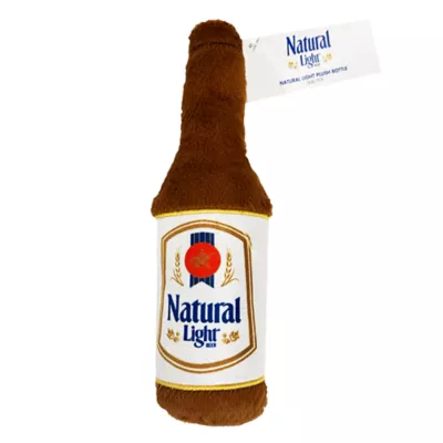 Natural Light Beer Bottle Dog Toy Novelty Dog Toy for Fun and Fetch - Image 1