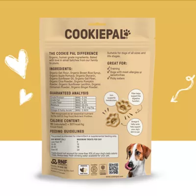 Cookie Pal Soft & Chewy Dog Treats, Fall Harvest - Apple & Pumpkin Flavor 8.8 oz - Image 2