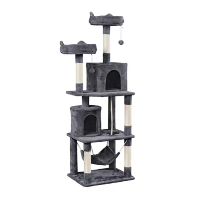 Yaheetech Cat Multi-Level Tree with 2 Condos - 71.5 in - Image 1