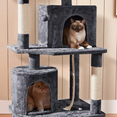 Yaheetech Cat Multi-Level Tree with 2 Condos - 71.5 in - Image 4