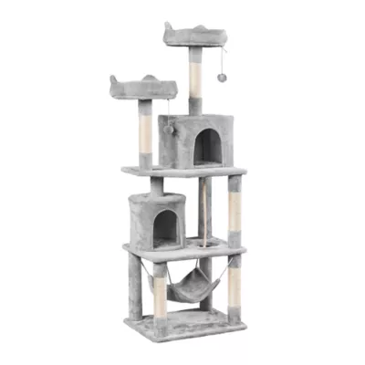 Yaheetech Cat Multi-Level Tree with 2 Condos - 71.5 in - Image 1