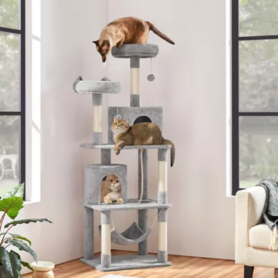 Yaheetech Cat Multi-Level Tree with 2 Condos - 71.5 in - Image 2