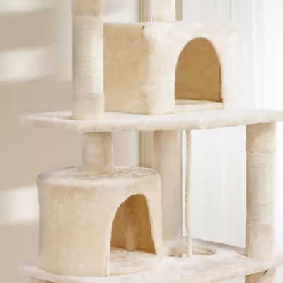 Yaheetech Cat Tree with 2 Condos & 2 Perches - 63 in - Image 5