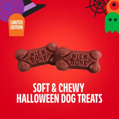 Milk-Bone Soft & Chewy Mini#s Graveyard Bones, Halloween Dog Treats, Beef & Filet Mignon Flavor - Image 3