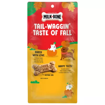 Milk-Bone Pup-kin Spice Biscuits, Pumpkin Spice Artificially Flavored Dog Treats 8 oz - Image 2