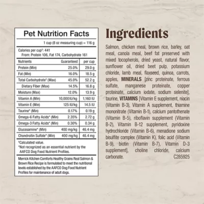 Merrick Kitchen Comforts Adult Dry Dog Food - Salmon & Rice - Image 5