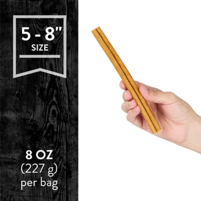 Dentley's Nature's Chews Bully Sticks 5-8" Variety Pack, 8 oz. - Image 2