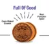 Three Dog Bakery Howl-o-ween Lick'n Crunch Sandwich Cookie Dog Treats - Carob & Pumpkin Spice Flavor image thumbnail 3