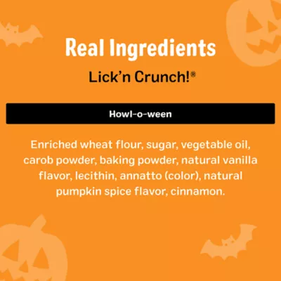 Three Dog Bakery Howl-o-ween Lick'n Crunch Sandwich Cookie Dog Treats - Carob & Pumpkin Spice Flavor - Image 5