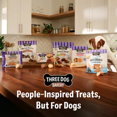 Three Dog Bakery Howl-o-ween Lick'n Crunch Sandwich Cookie Dog Treats - Carob & Pumpkin Spice Flavor - Image 7