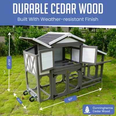 Zoovilla Extended Country Style Chicken Coop - Image 3