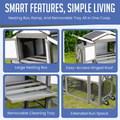 Zoovilla Extended Country Style Chicken Coop - Image 4
