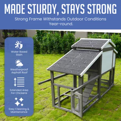 Zoovilla Extended Country Style Chicken Coop - Image 7