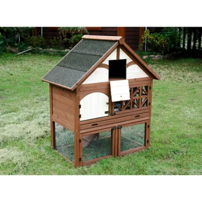 Zoovilla Tudor Rabbit Hutch - Image 5
