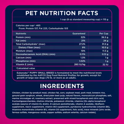 Eukanuba™ Small Breed Puppy Dry Dog Food - Chicken - Image 7