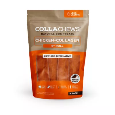 CollaChews 6" Rolls Dog Chew - 4 Pack - Image 1