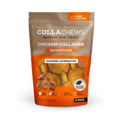 CollaChews Drumsticks Dog Chews - 4 Pack - Image 1
