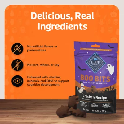 Blue Buffalo Boo Bits Soft & Chewy Halloween Dog Treats, Chicken Recipe, 4.5 oz - Image 6