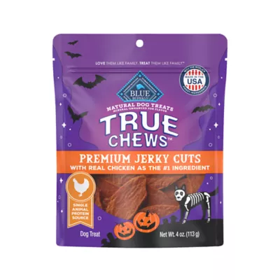 Blue Buffalo True Chews Premium Jerky Cuts Halloween Dog Treats With Real Chicken - 4 oz - Image 1